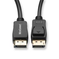 MicroConnect DisplayPort Kabel, 0,50m, Schwarz Version 1.2, 4K@60Hz, 21,6Gbit, HDCP - W125944717