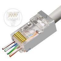 Lanview RJ45 STP plug Cat6 for AWG23-24 stranded/solid conductor - W125960695