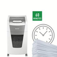 Leitz Quiet, clean and secure autofeed paper shredder. Shreds 300 sheets automatically. P4 cross  cut. - W126159316