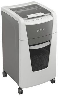 Leitz Quiet, clean and secure autofeed paper shredder. Shreds 300 sheets automatically. P5 micro cut. - W126159317