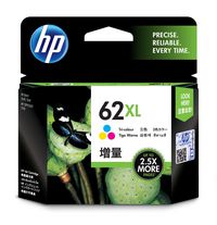 HP 62XL High Yield Tri-color Original Ink Cartridge - W124946907