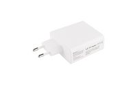 CoreParts USB-C Power Adapter 45W 5V2A-20V2.25A Plug:USB-C USB PD EU Wall with QC3.0 -5V2A,9V2A,12V2A,15V3A,20V2.25A - without Cable, White - USB-C PORT and USB-A PORT WITH QC3.0 - W124463382