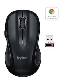 Logitech Wireless Mouse M510, RF Wireless, Alkaline, Black - W125312093