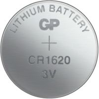 GP Batteries Lithium Cell Battery - CR1620, 5-pack - W126074995