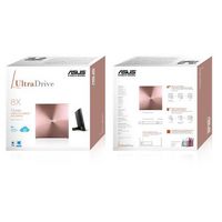Asus External DVD writer, CD/DVD-/+R(DL), USB 2.0, 255 g, Dusty Rose - W126266061