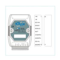 Moxa I/O Module/DCON/1AI/TC/2DO/1DI/LED - W125087221