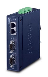 Planet Industrial 2-Port RS232/RS422/RS485 Serial Device Server - W124656518