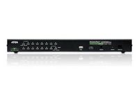 Aten 16-Port USB - PS/2 VGA KVM Over IP Switch with USB Peripheral port - W125047737