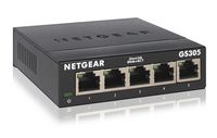 Netgear GS305v3, 5x RJ-45, 10/100/1000Mbps, 2K, 128 KB, 10 Gbps, metal - W125055383