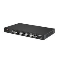 Edimax 28 Gigabit ports, Store and forward, 2 fans, 56 Gbps switching capacity, PoE, QoS, CoS, VLAN, Port Mirroring, IGMP Snooping - W126273058