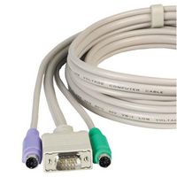 Adder VADD-PS2 5M Multi-Platform PS/2 KVM Tri-Cable Combo for X2 Range - W124678062