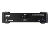 Aten 2-Port USB 3.0 4K HDMI KVMP™ Switch with Audio Mixer Mode - W125663835