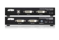 Aten USB 2.0 DVI Dual View HDBase T2.0 KVM Extender with Audio and RS232 (150m) - W124785644