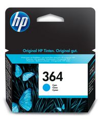 HP 364 Cyan Original Ink Cartridge - W128782493