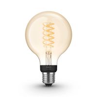 Philips by Signify Hue White Filament 1-pack G93 E27 Filament Soft white light vintage bulb Instant control via Bluetooth Control with app or voice* Add Hue Bridge to unlock more - W124939163