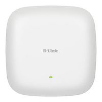 D-Link 1 x RJ45 console, 1 x 2.5 Gbps Ethernet LAN (PoE), 1 x 10/100/1000 Mbps LAN, 3.5 dBi/5,5 dBi, IEEE 802.11a/b/g/n/ac/ax, WPA/WPA2/WPA3, 763.8 g - W126079114