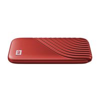 Western Digital 500 GB, USB 3.2, USB-C, 1050MB/s, 1000MB/s, Red - W126288326