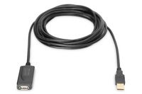 Digitus USB 2.0 Repeater cable USB A male / A female, length 5 m - W124748503