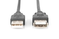 Digitus USB 2.0 extension cable, type A M/F, 1.8m, USB 2.0 conform, bl - W125424876
