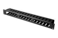 Digitus 1U cable management cage detachable rear plate, color black (RAL 9005) - W124382940