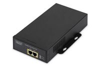 Digitus Gigabit Ethernet PoE++ Injector, 802.3at Power pins: 4/5(+),7/8(-) and 3/6(+), 1/2(-), 95W - W125454161