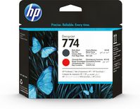 HP 774 Matte Black/Chromatic Red DesignJet Printhead - W124968526