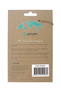 eSTUFF iPhone 13 Pro Max COPENHAGEN Biodegradable Cover - Black - W126205345