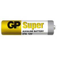 GP Batteries High Voltage Battery 27A. 27AF-C5, 12V, 27AF, 5-packBattery type: Single-use battery, Battery technology: Alkaline, Battery voltage: 12 V. Height: 28.2 mm, Diameter: 8 mm, Weight: 4.4 g. Package width: 50 mm, Package depth: 9 mm, Package height: 162 mm - W126074988