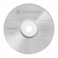 Verbatim CD-RW 12x, 700MB - W125014738