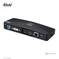 Club3D SenseVision USB 3.0 4K UHD Docking Station - W124982705