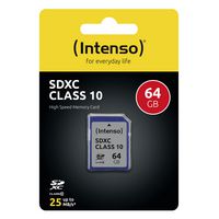 Intenso SDXC 64GB, Class 10 - W124609386