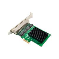 MicroConnect PCI-E 8111F Quad-RJ45 Gigabit Ethernet NIC - W126343381