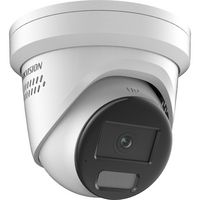 Hikvision 4 MP ColorVu Strobe Light and Audible Warning Fixed Turret Network Camera - W126344792