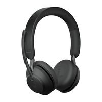 Jabra Evolve2 65 Headset, Unified Communication, Stereo, Black, Link380c - W125767593