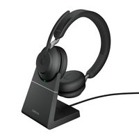 Jabra Evolve2 65 HS+Stand, Unified Communication, Stereo, noir, Link380c - W125767597