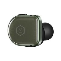 Master & Dynamic MW08 Sport Green Sapphire Glass Earphones Black Kevlar® Case, Green - W126265760