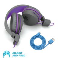 JLab JLab JBuddies Kids Wireless Headphones - Grey/Purple - W125840327