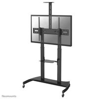 Neomounts Newstar Mobile Monitor/TV Floor Stand for 60-100" screen, Height Adjustable - Black - W124369062