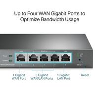 TP-Link 3 x Gigabit WAN/LAN, Gigabit WAN, Gigabit LAN, Flash SPI 16MB, 128 MB DRAM, 158 × 101 × 25 mm - W126425684C1