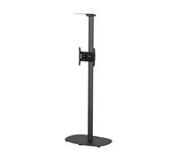 B-Tech Freestanding Floor Stand with Camera Shelf, Footfall Mangement, 1.5m, black - W125963086