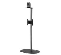 B-Tech Freestanding Floor Stand with Camera Shelf, Footfall Mangement, 1.5m, black - W125963087