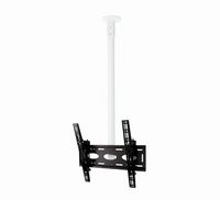 B-Tech Universal Flat Screen Ceiling Mount, With Tilt, up to 65", 50kg, 1.5m, black silver - W126325136