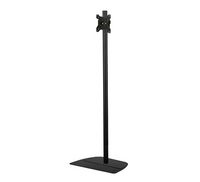 B-Tech Small Flat Screen Single Pole Floor Stand, up to 28", 8kg, black - W126325154