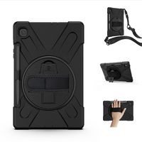 eSTUFF CHICAGO Full Body Defender Case for Samsung Galaxy Tab S6 Lite 2024/2022/2020 - Black - W125954623