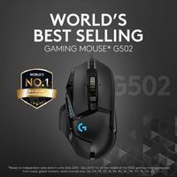 Logitech G502 HERO High Performance Gaming Mouse, USB Type-A - W126474742
