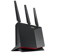 Asus AX5700 Dual Band WiFi 6 Gaming Router, WiFi 6 802.11ax, Mobile Game Mode, Lifetime Free Internet Security, Mesh WiFi support, 2.5G Port, Gaming Port, Adaptive QoS, Port Forwarding - W126476710