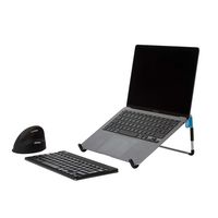 R-Go Tools R-Go Steel Travel Support pour ordinateur portable, argenté - W124371250