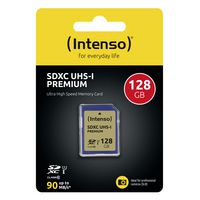 Intenso 128 GB, SDXC Card, Class 10, UHS-1, Premium - W124481804