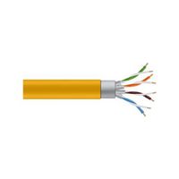 Black Box CAT6A Bulk Cable Stranded UTP 650 MHz CM PVC PoE 1000 ft (304.8-m), Yellow - W126500920