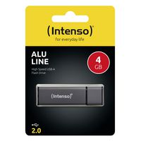 Intenso Alu Line, 4GB, USB 2.0, Anthracite - W124609463